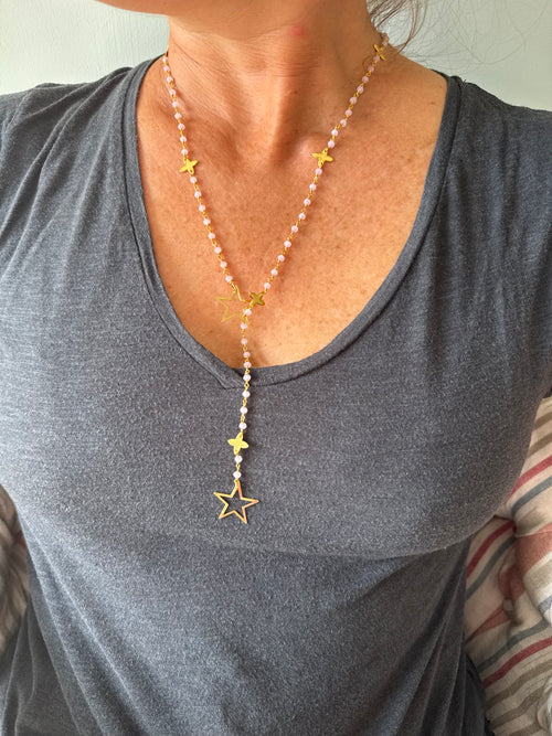 Candy pink star lasso