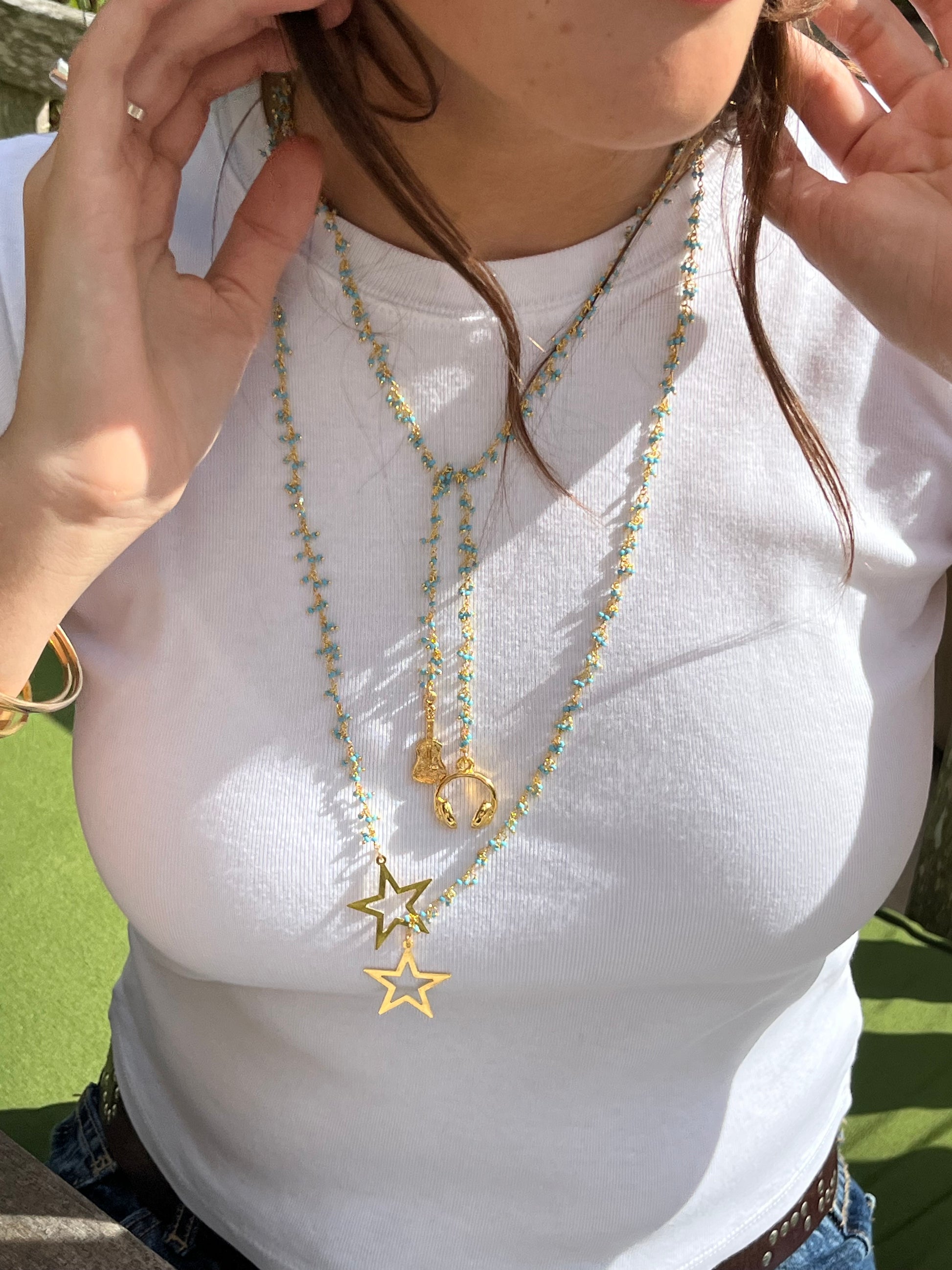 Turquoise star lasso